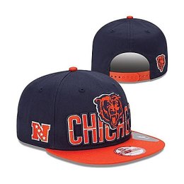 Chicago Bears Navy with Orange Bill 2013 Draft Snapback